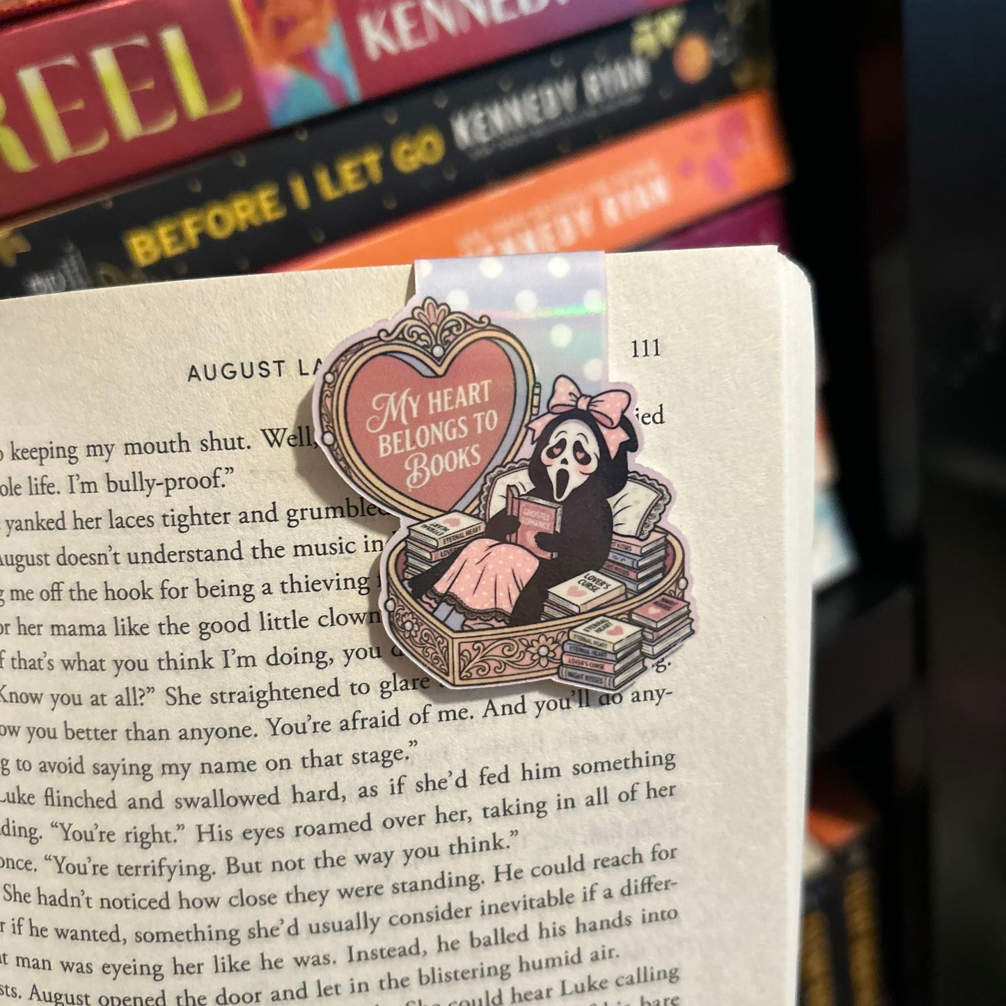 My Heart Belongs To Books Bookmark