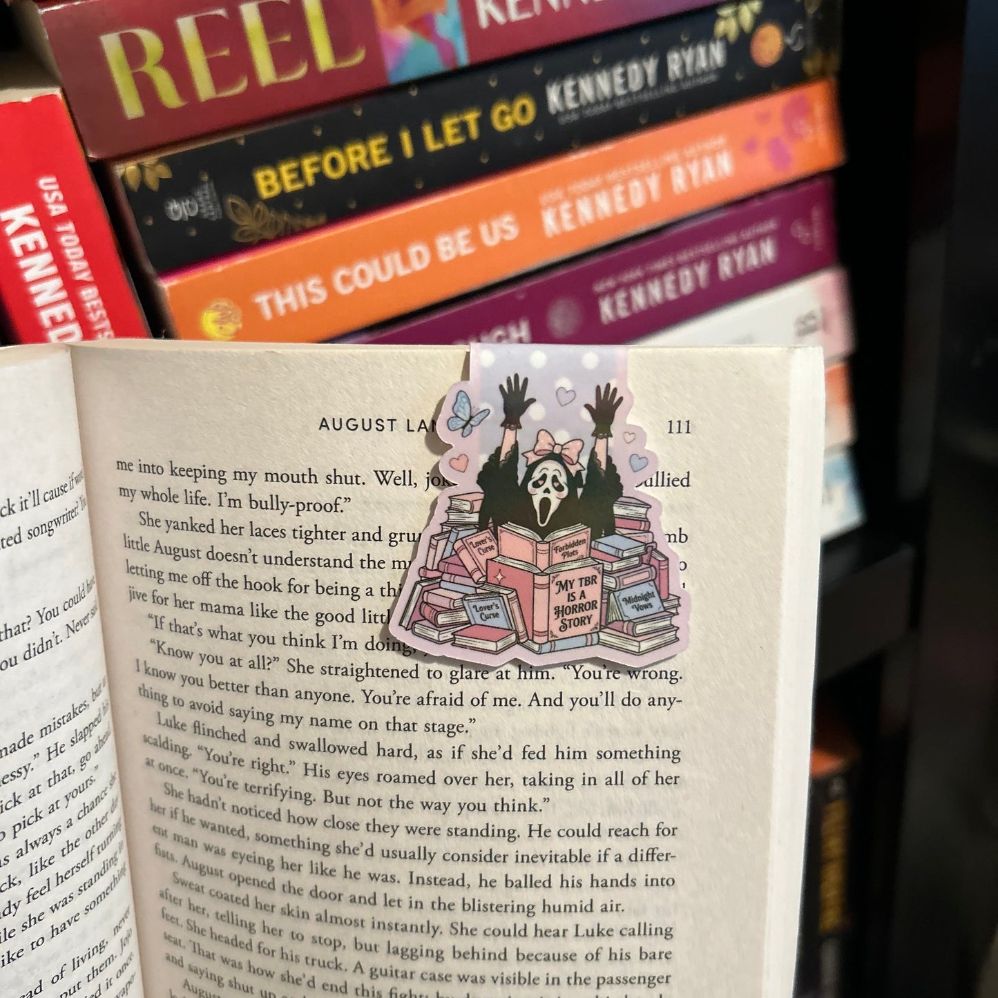 My TBR Is A Horror Story Bookmark