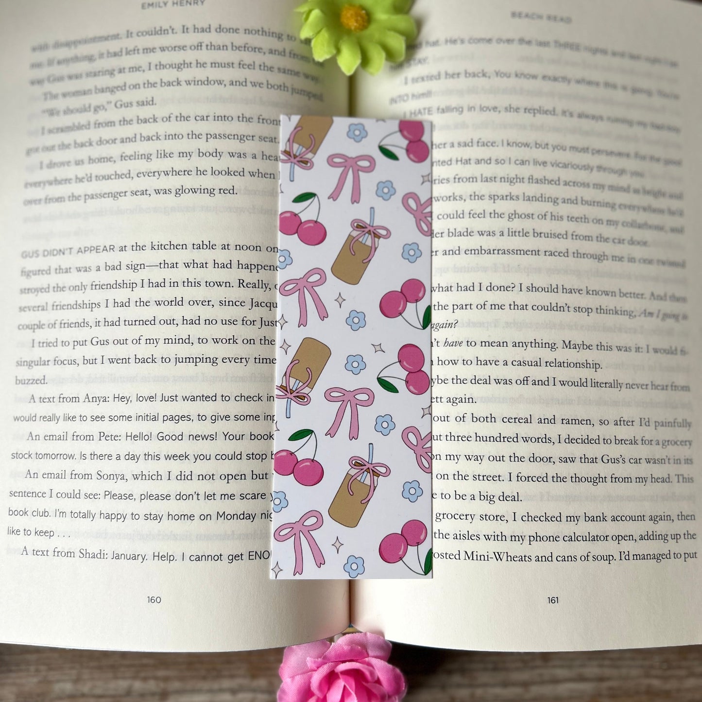 Iced Coffee Girly Bookmark