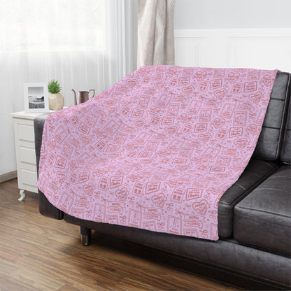 Book Tropes Minky Blanket