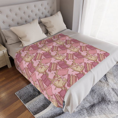 Coquette Bookish Minky Blanket