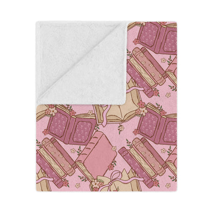 Coquette Bookish Minky Blanket