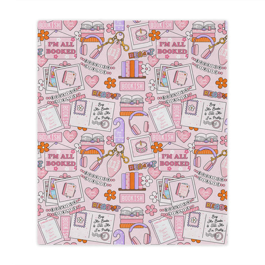 Bookish Girlie Minky Blanket