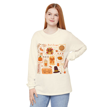 Thanksgiving Big Back Energy Long Sleeve Shirt