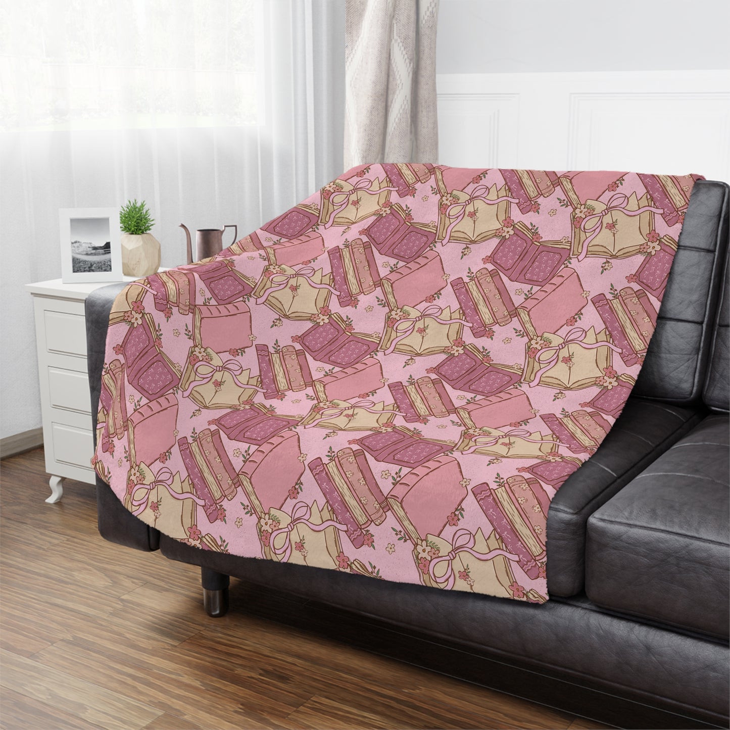 Coquette Bookish Minky Blanket