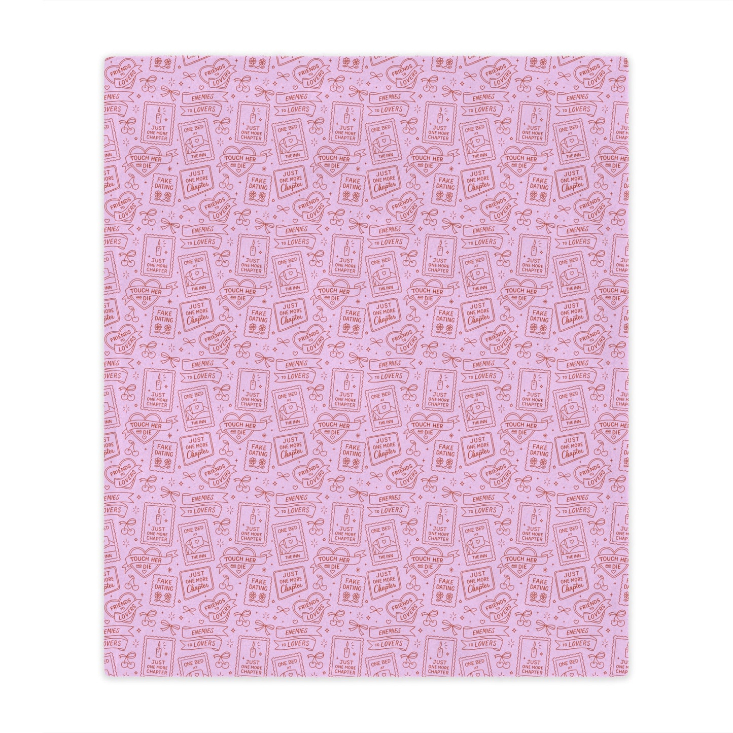 Book Tropes Minky Blanket
