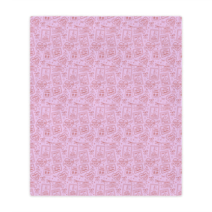 Book Tropes Minky Blanket