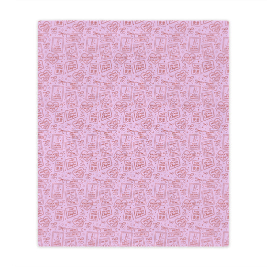 Book Tropes Minky Blanket