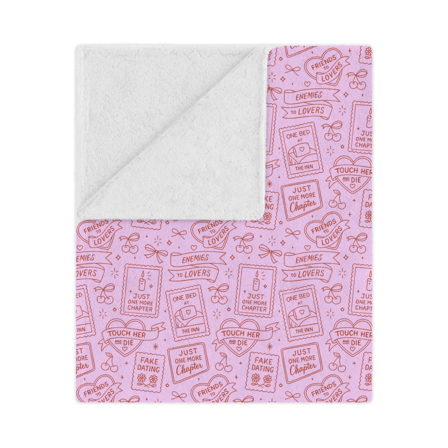 Book Tropes Minky Blanket