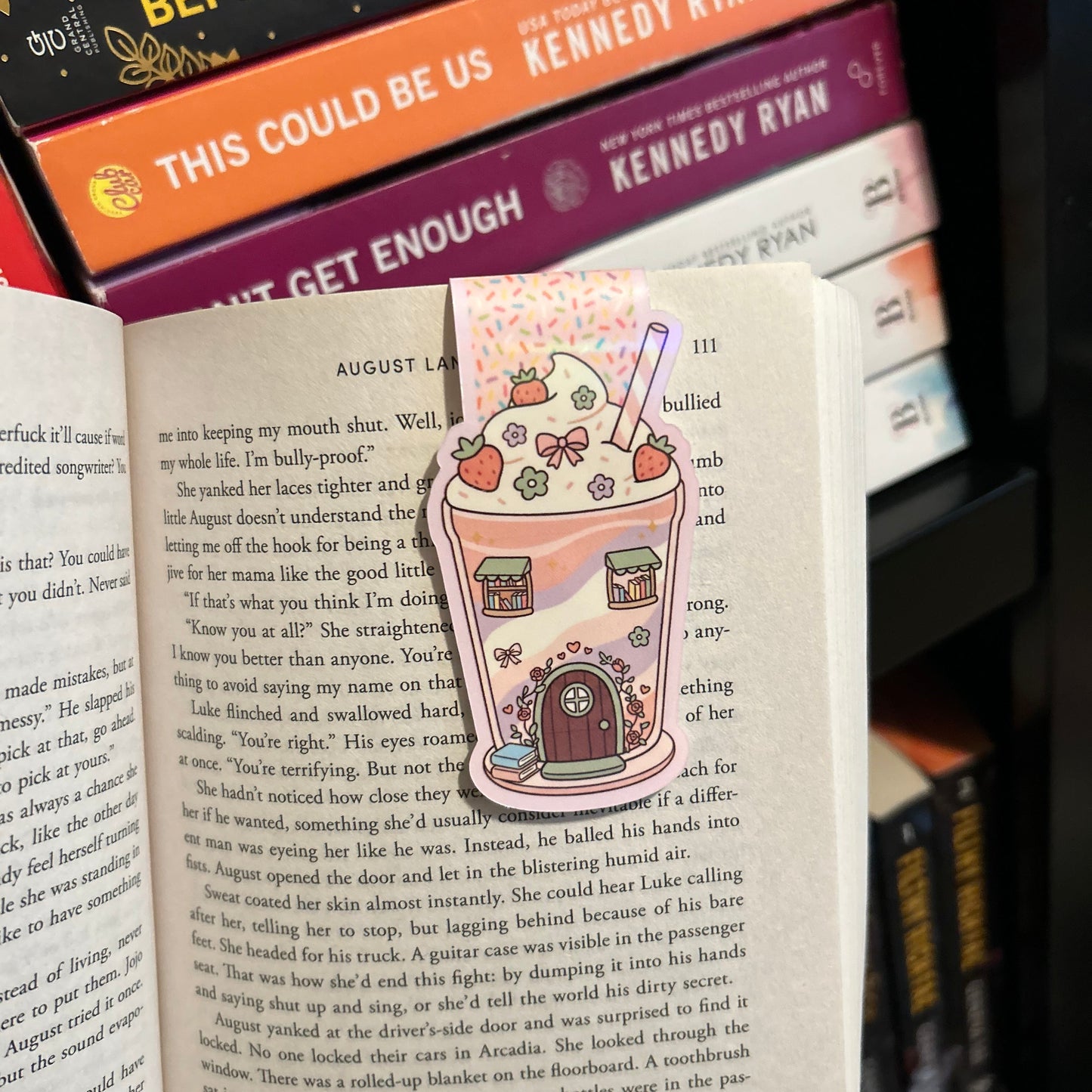 Strawberry Milkshake Bookmark