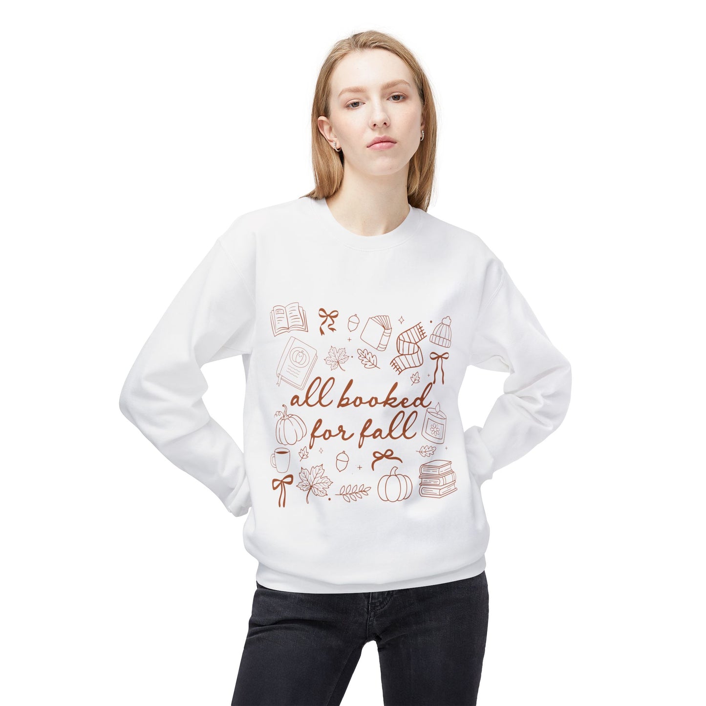 All Booked for Fall Crewneck