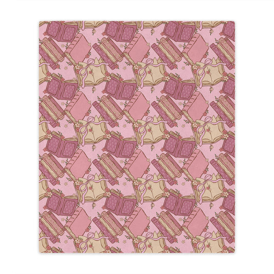 Coquette Bookish Minky Blanket