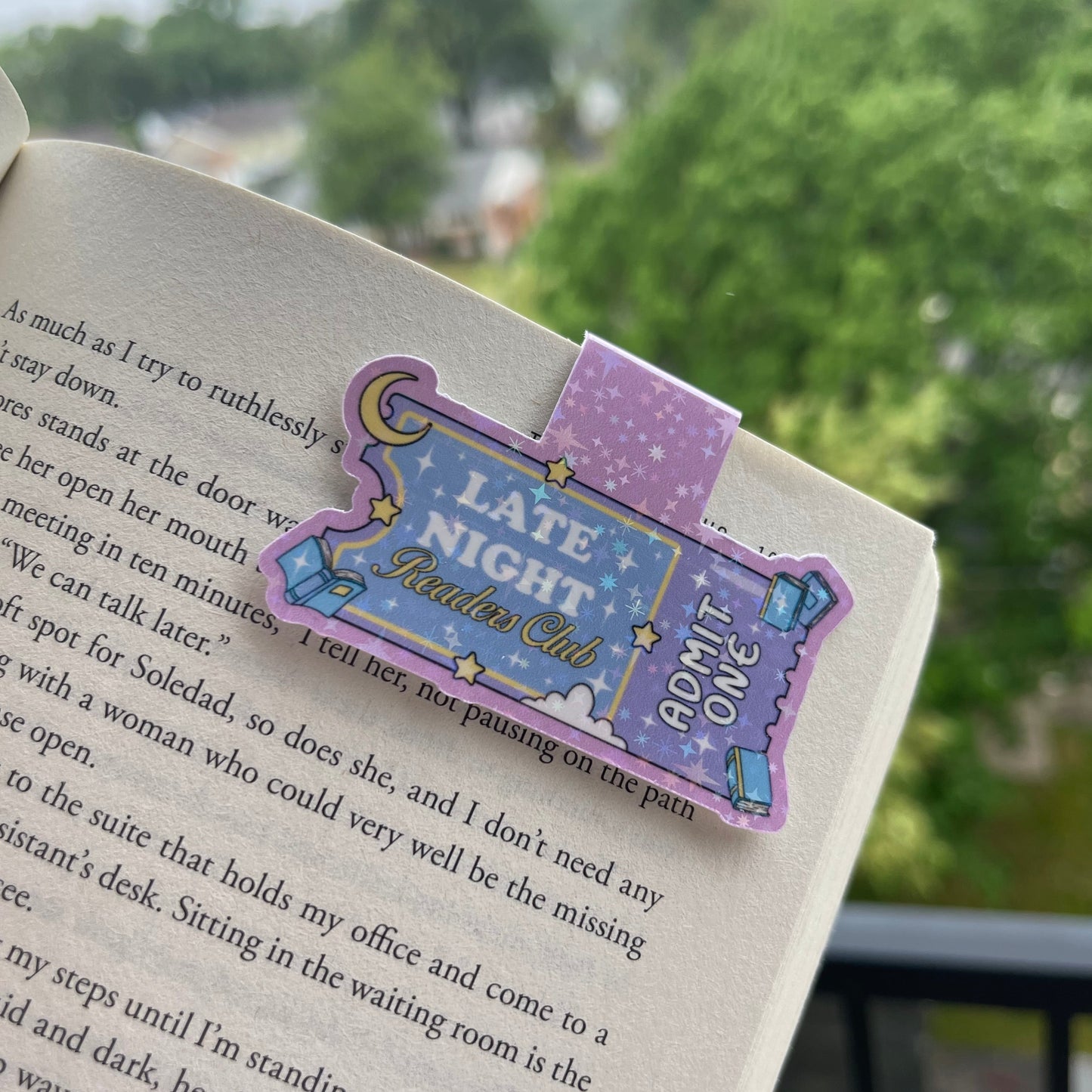 Late Night Readers Club Bookmark