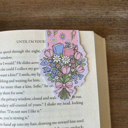 Book Bouquet Bookmark