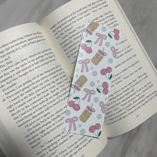 Iced Coffee Girly Bookmark