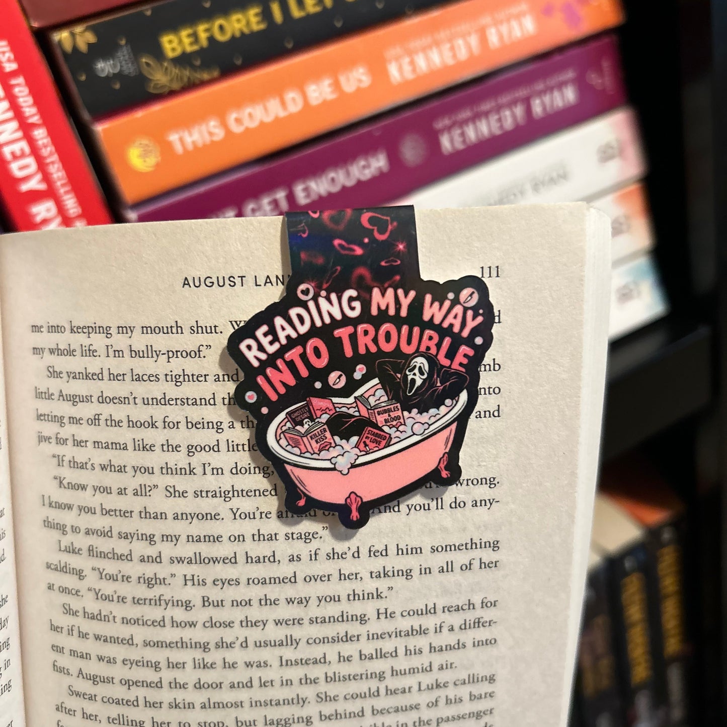Reading My Way Into Trouble Bookmark