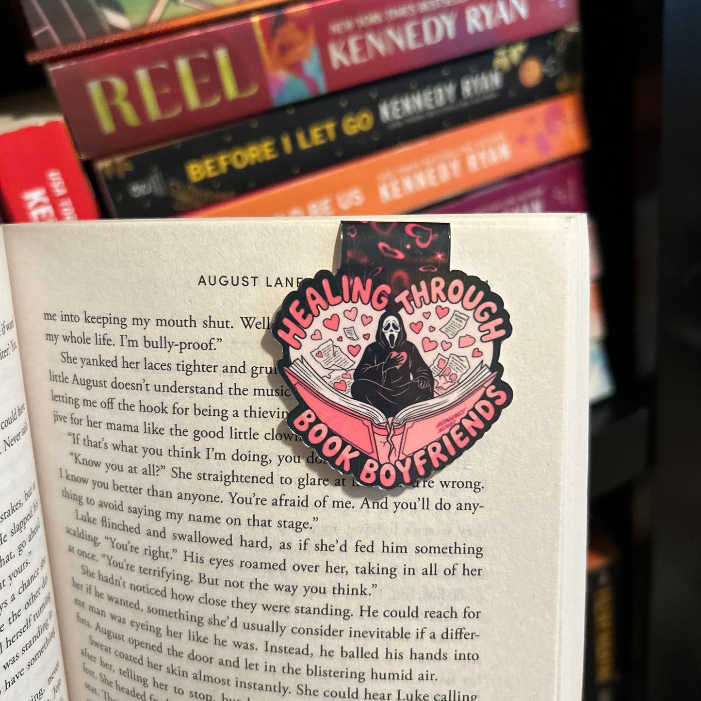 Healing Through Book Boyfriends Bookmark