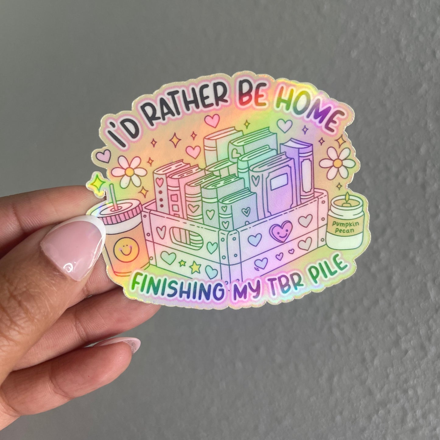 I'd Rather Be Home Sticker