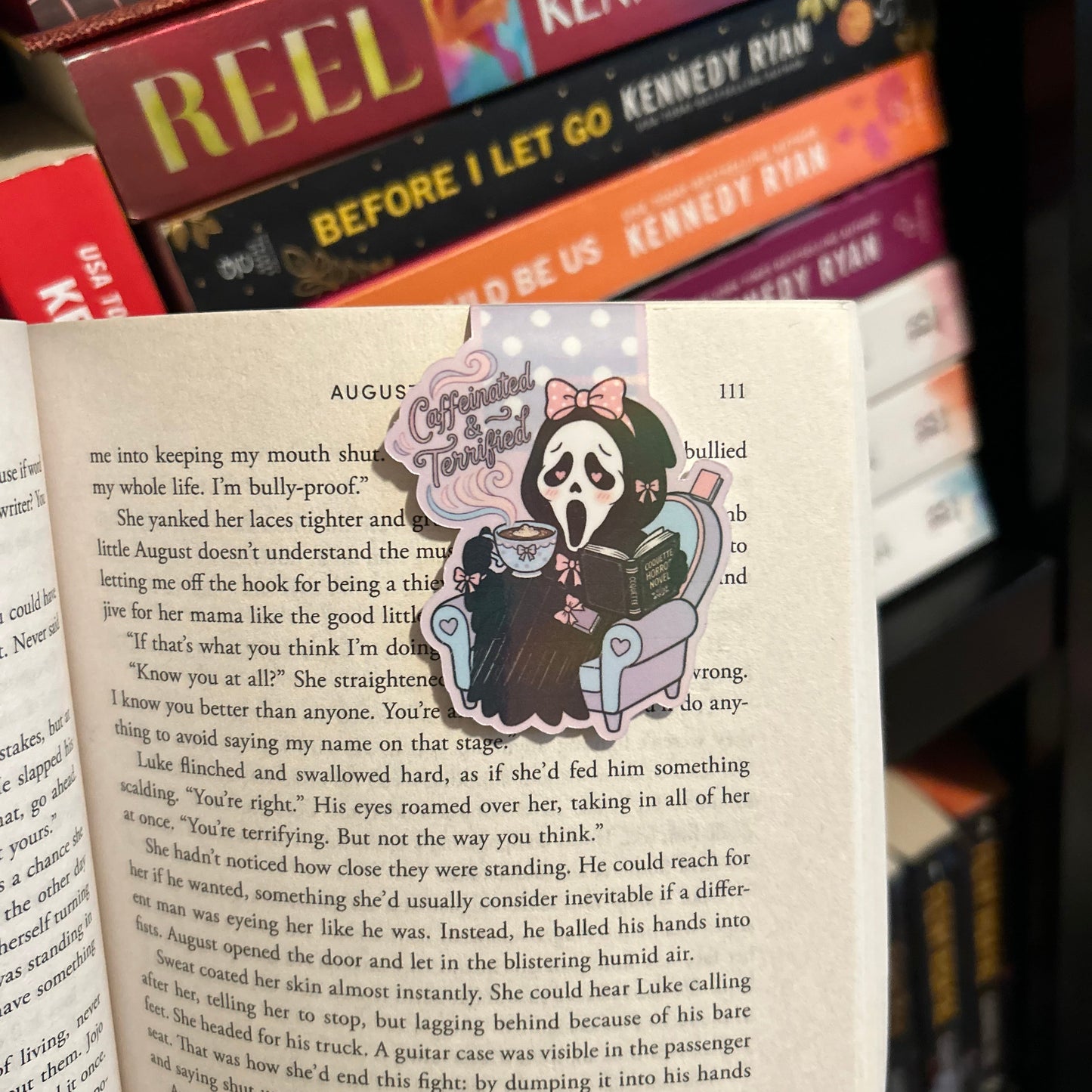 Caffeinated & Terrified Bookmark